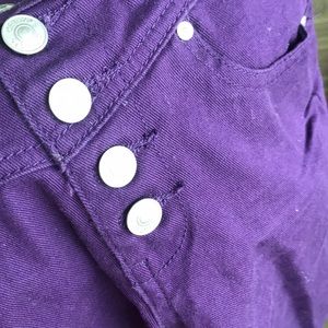 Purple High Waisted Jeans